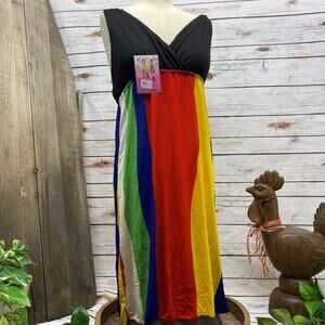 Summer Fun Beach Cover Up Dress Halter Youth M Lightwight Travel